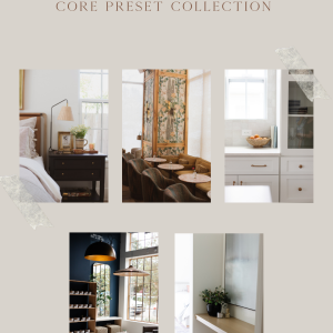 wyc designs core preset collection for light room